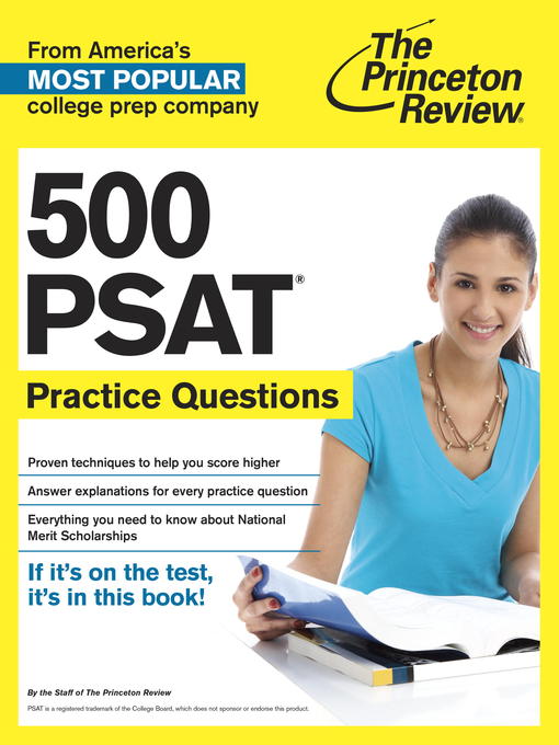 Title details for 500 PSAT Practice Questions by The Princeton Review - Available